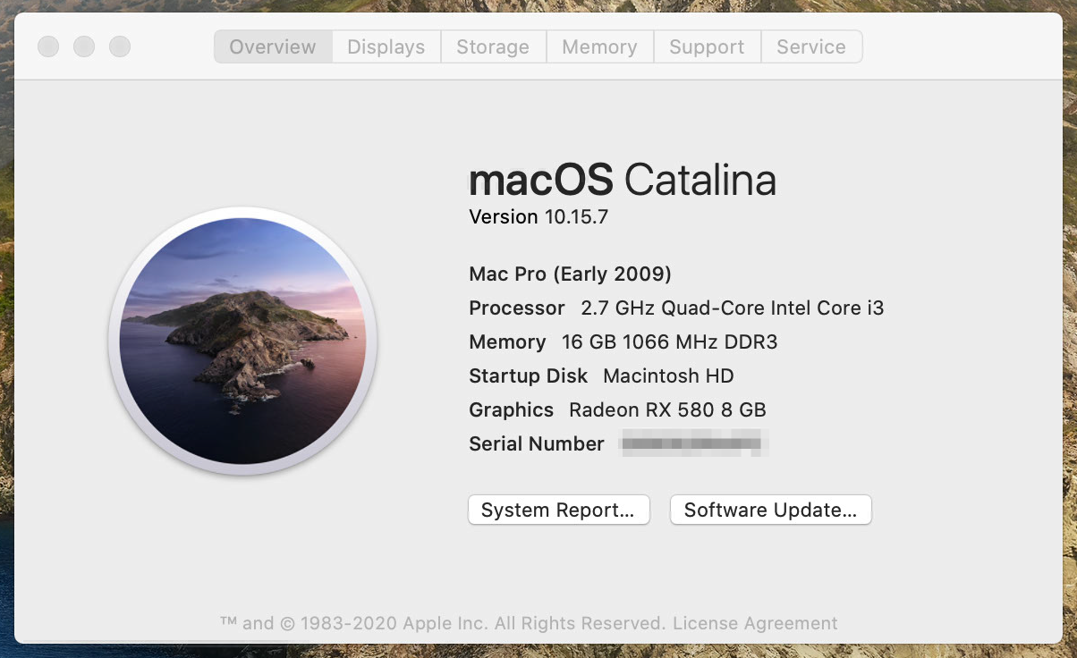 install high sierra 2009 mac pro 5.1
